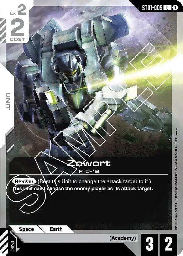 Image for Zowort [ST01-009] - Gundam Card Game
