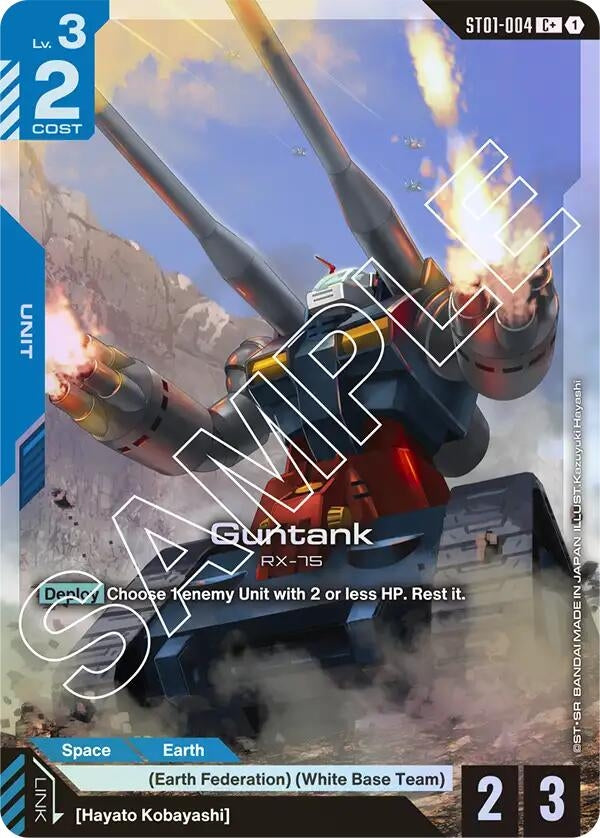 Image for Guntank (C+) [ST01-004] - Gundam Card Game