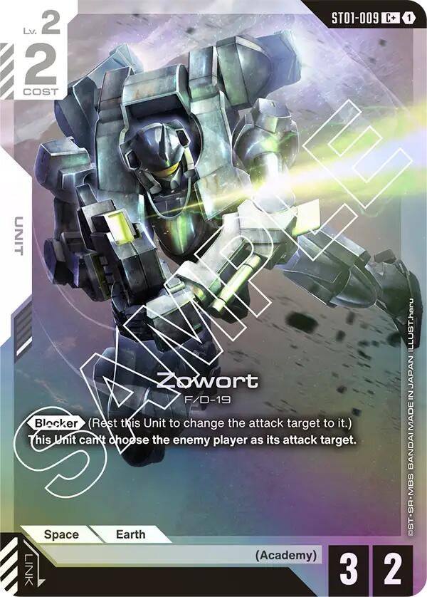 Image for Zowort (C+) [ST01-009] - Gundam Card Game