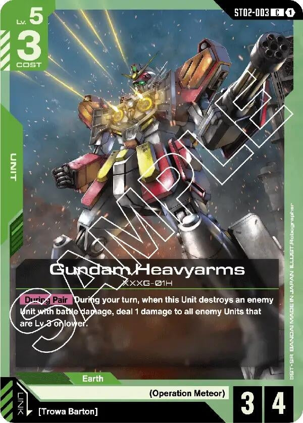 Image for Gundam Heavyarms [ST02-003] - Gundam Card Game