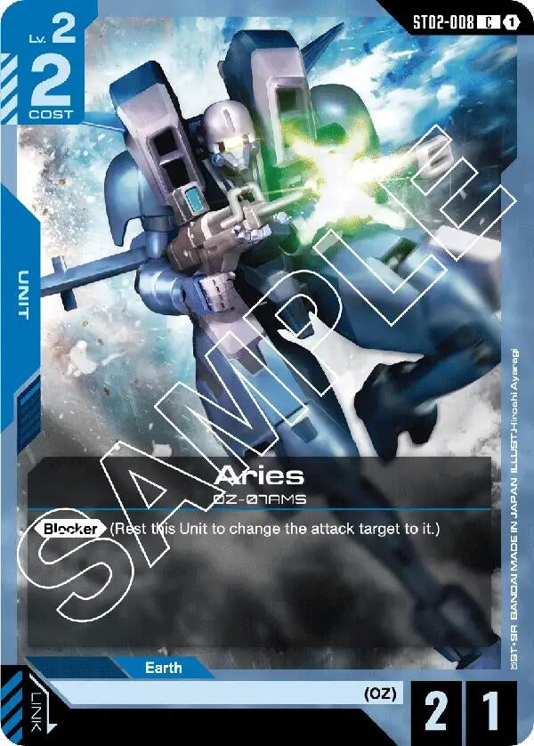 Image for Aries [ST02-008] - Gundam Card Game