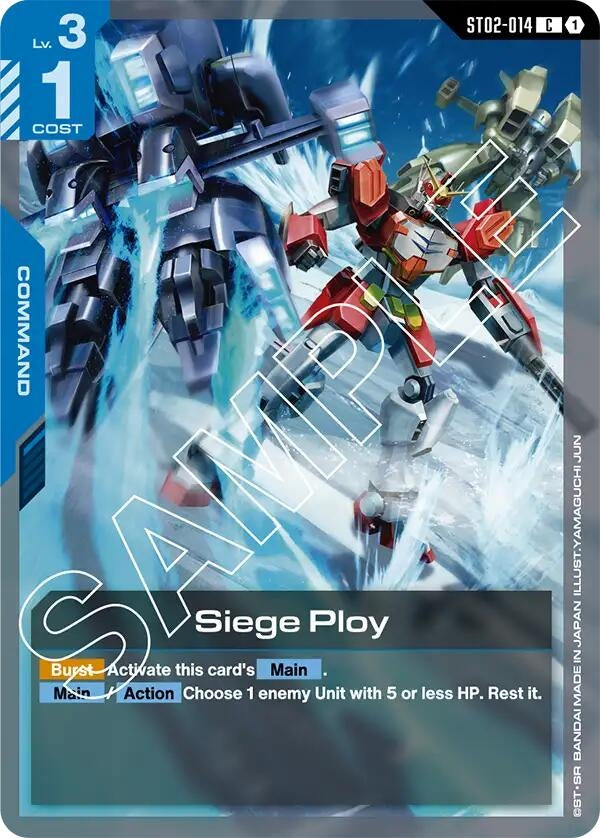 Image for Siege Ploy [ST02-014] - Gundam Card Game