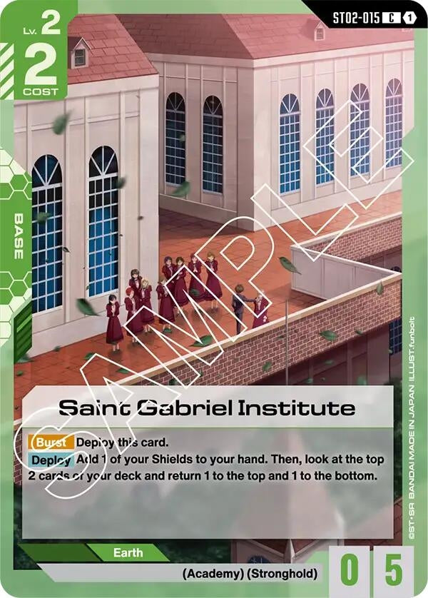 Image for Saint Gabriel Institute [ST02-015] - Gundam Card Game