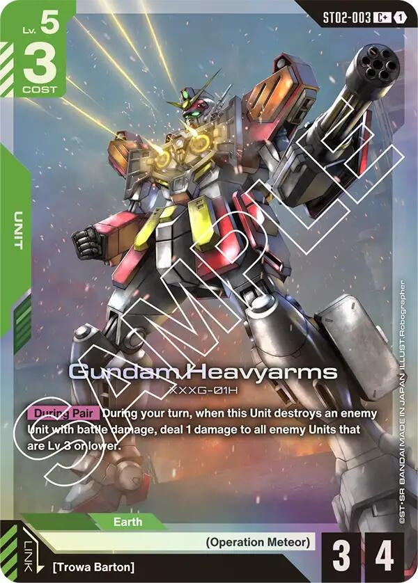 Image for Gundam Heavyarms (C+) [ST02-003] - Gundam Card Game