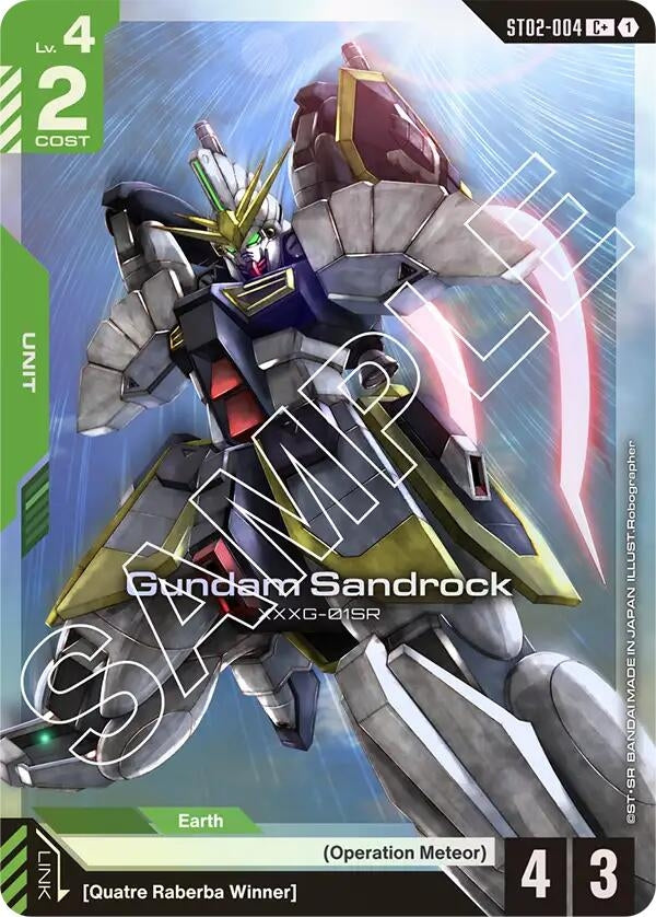 Image for Gundam Sandrock (C+) [ST02-004] - Gundam Card Game