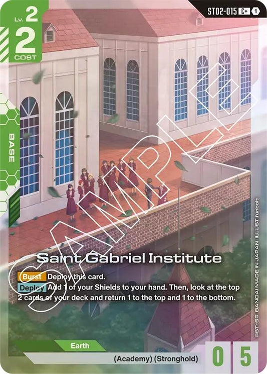 Image for Saint Gabriel Institute (C+) [ST02-015] - Gundam Card Game