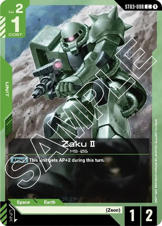 Image for Zaku II [ST03-008] - Gundam Card Game