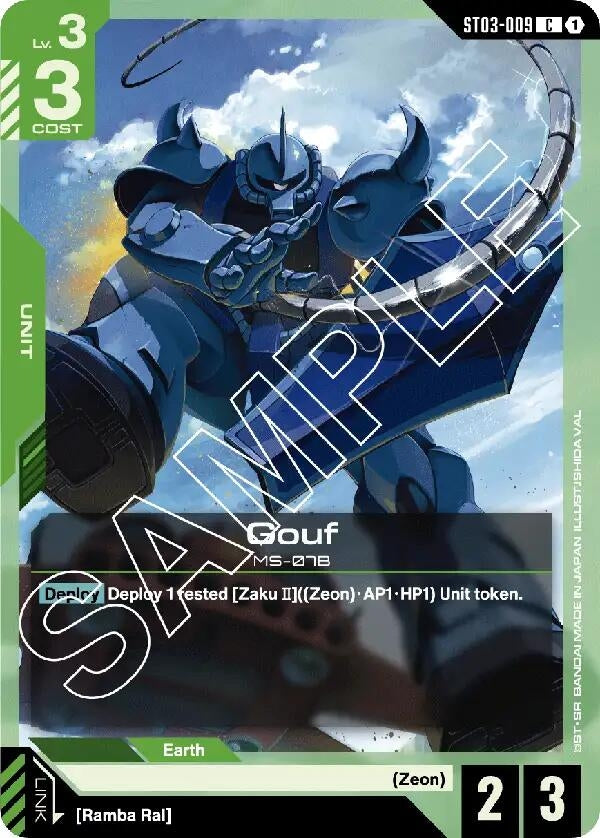 Image for Gouf [ST03-009] - Gundam Card Game