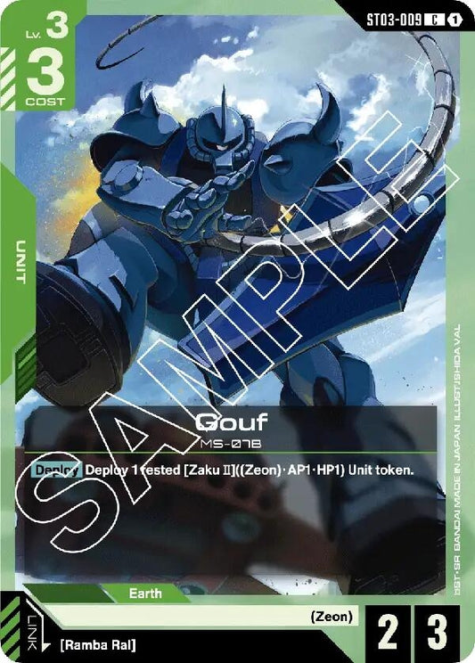 Image for Gouf [ST03-009] - Gundam Card Game