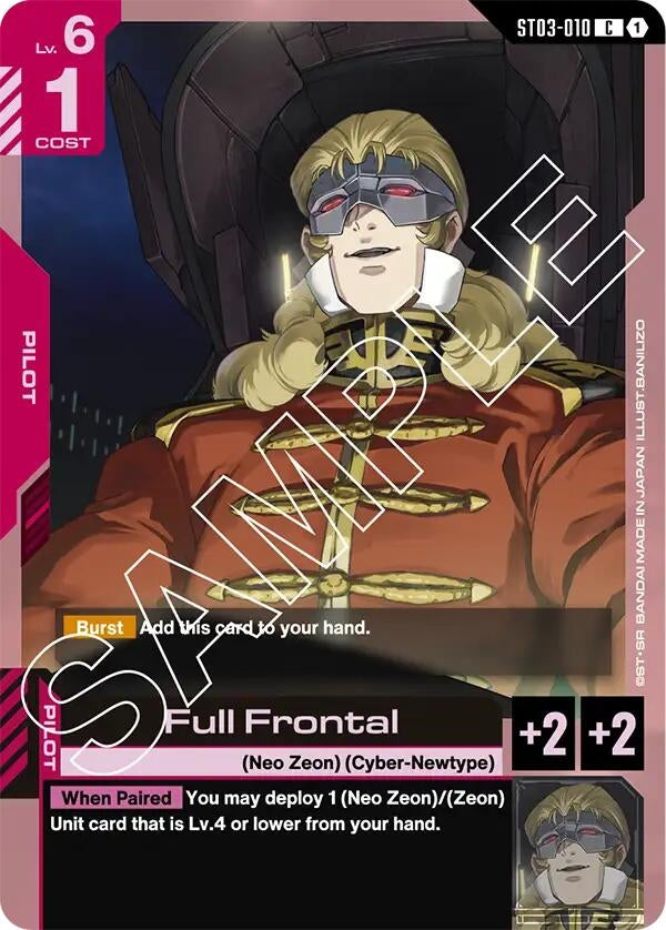 Image for Full Frontal [ST03-010] - Gundam Card Game