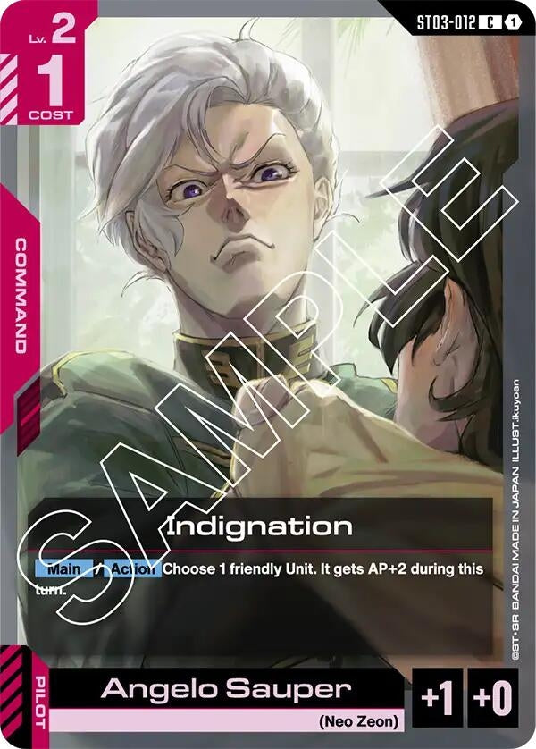 Image for Indignation [ST03-012] - Gundam Card Game