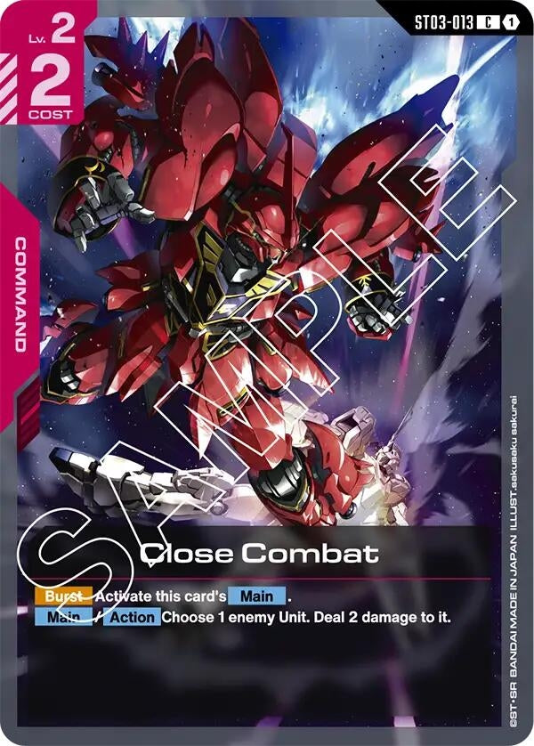 Image for Close Combat [ST03-013] - Gundam Card Game