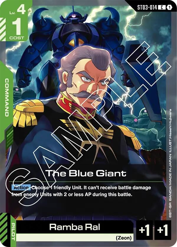 Image for The Blue Giant [ST03-014] - Gundam Card Game