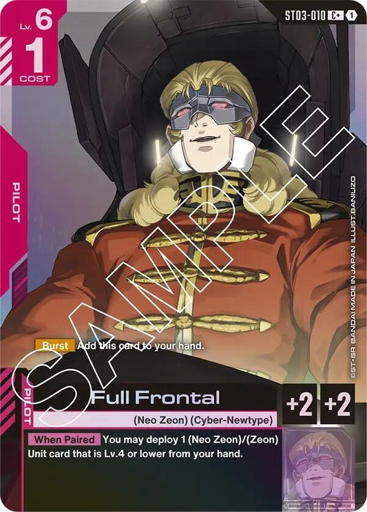 Image for Full Frontal (C+) [ST03-010] - Gundam Card Game