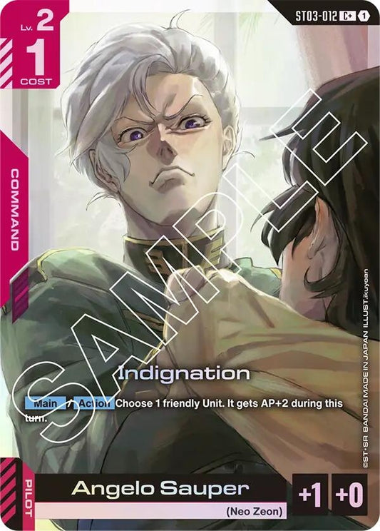 Image for Indignation (C+) [ST03-012] - Gundam Card Game
