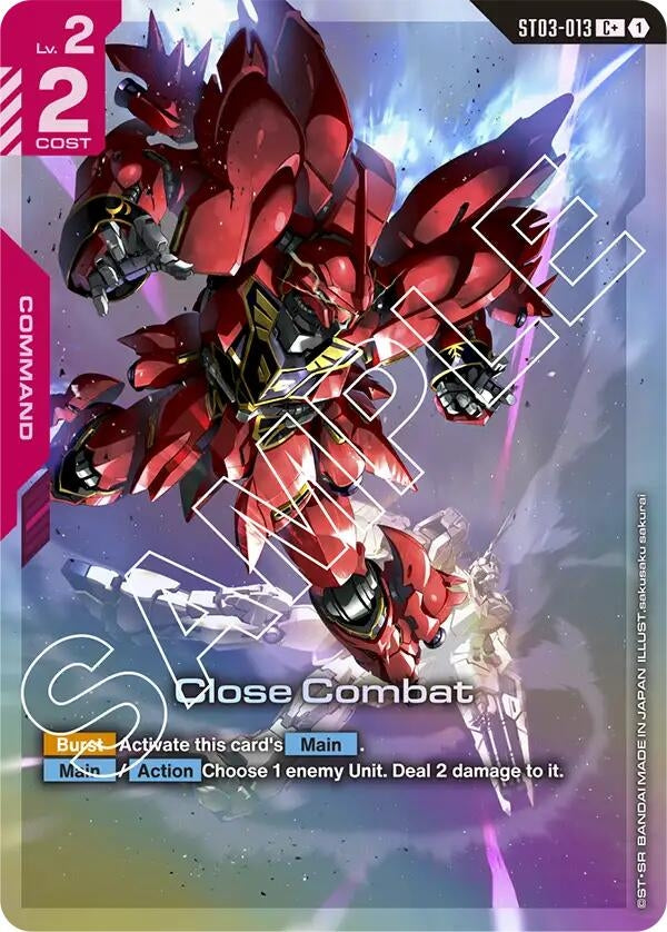 Image for Close Combat (C+) [ST03-013] - Gundam Card Game