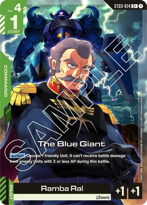 Image for The Blue Giant (C+) [ST03-014] - Gundam Card Game