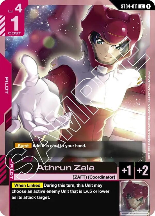 Image for Athrun Zala [ST04-011] - Gundam Card Game