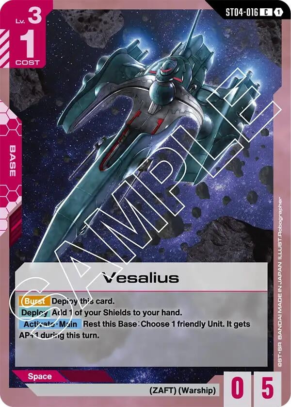 Image for Vesalius [ST04-016] - Gundam Card Game