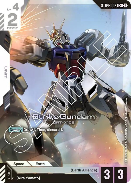 Image for Strike Gundam (C+) [ST04-002] - Gundam Card Game