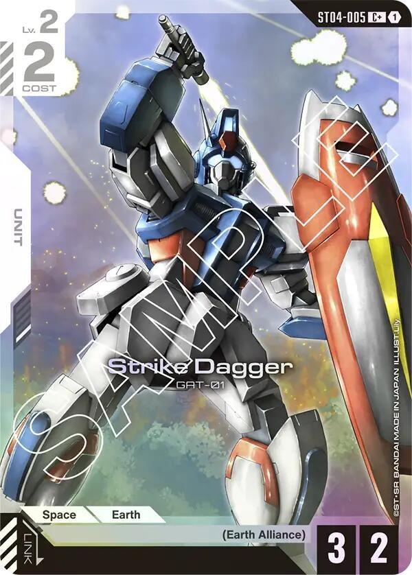 Image for Strike Dagger (C+) [ST04-005] - Gundam Card Game