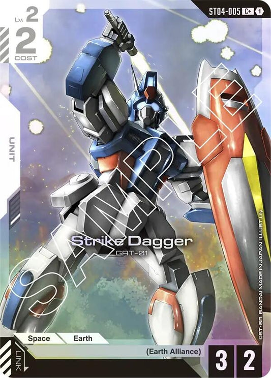 Image for Strike Dagger (C+) [ST04-005] - Gundam Card Game