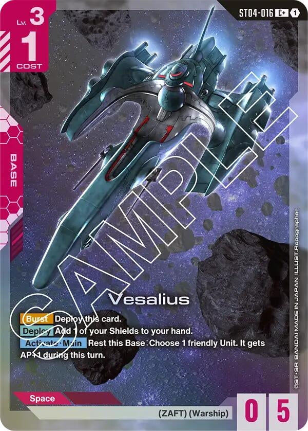 Image for Vesalius (C+) [ST04-016] - Gundam Card Game