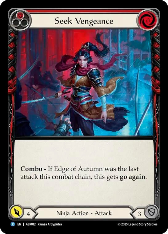 Image for Seek Vengeance (Red) [ASR012] - Flesh and Blood TCG