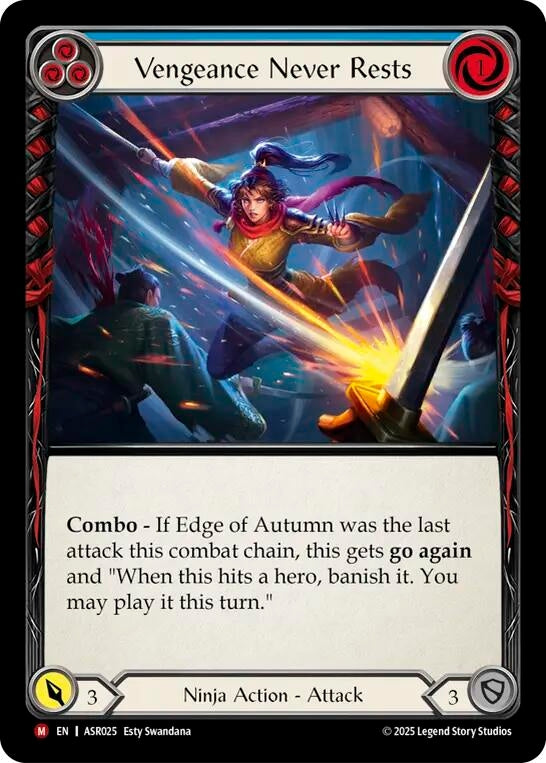 Image for Vengeance Never Rests [ASR025] - Flesh and Blood TCG