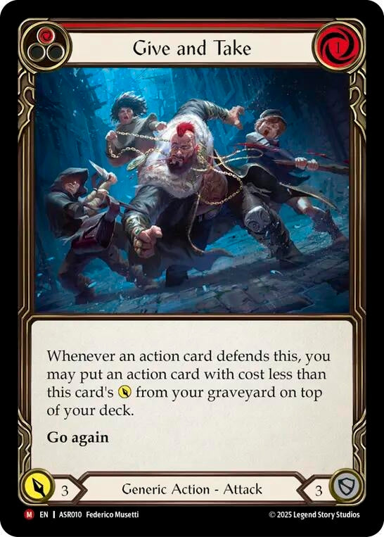 Image for Give and Take [ASR010] - Flesh and Blood TCG