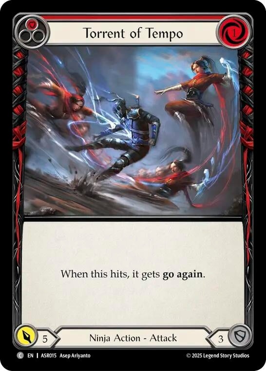 Image for Torrent of Tempo (Red) [ASR015] - Flesh and Blood TCG