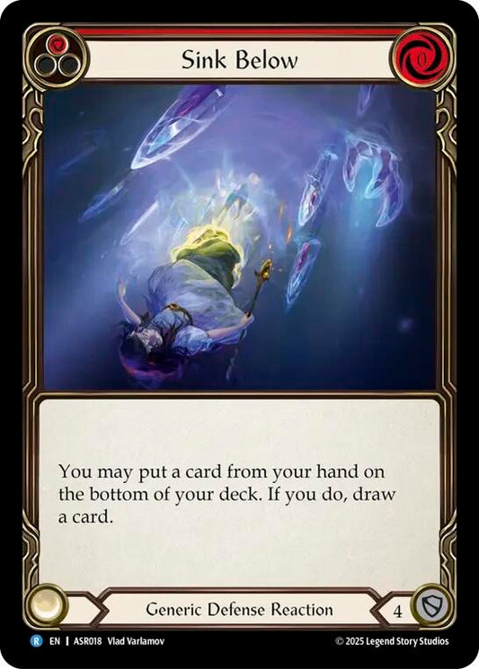 Image for Sink Below (Red) [ASR018] - Flesh and Blood TCG