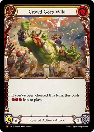 Image for Crowd Goes Wild [SUP019] - Flesh and Blood TCG