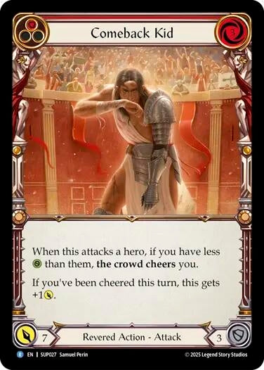 Image for Comeback Kid (Red) [SUP027] - Flesh and Blood TCG