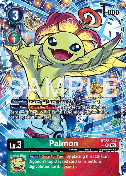 Image for Palmon (Box Topper) [BT22-044 U] - Digimon Card Game