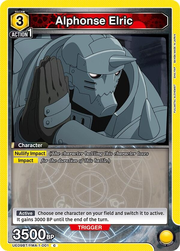 Image for Alphonse Elric (001) [UE09BT/FMA-1-001] - Union Arena