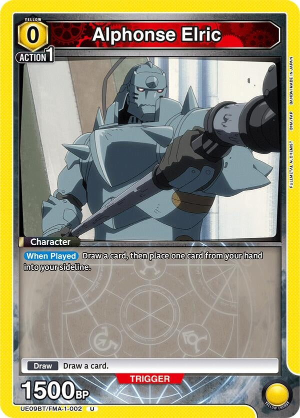 Image for Alphonse Elric (002) [UE09BT/FMA-1-002] - Union Arena