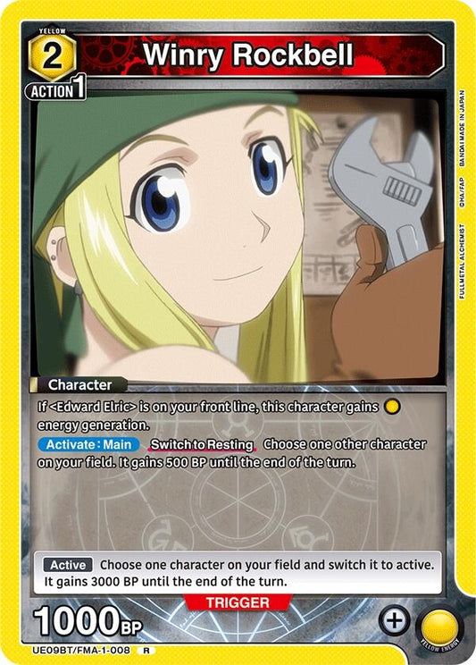 Image for Winry Rockbell (008) [UE09BT/FMA-1-008] - Union Arena