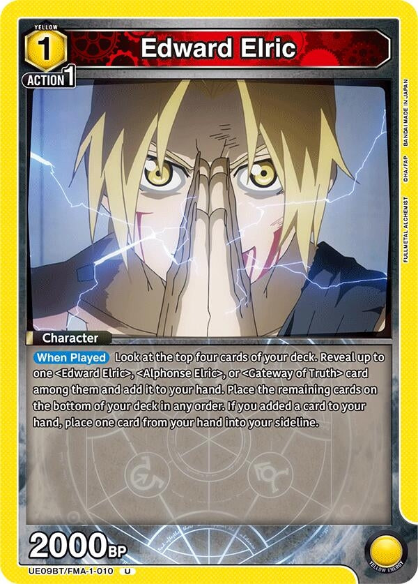 Image for Edward Elric (010) [UE09BT/FMA-1-010] - Union Arena