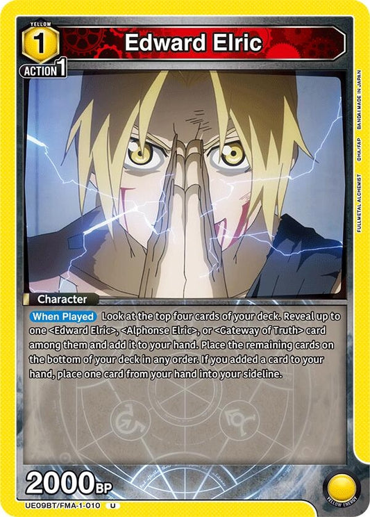 Image for Edward Elric (010) [UE09BT/FMA-1-010] - Union Arena