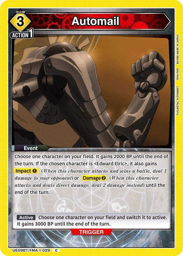 Image for Automail [UE09BT/FMA-1-029] - Union Arena