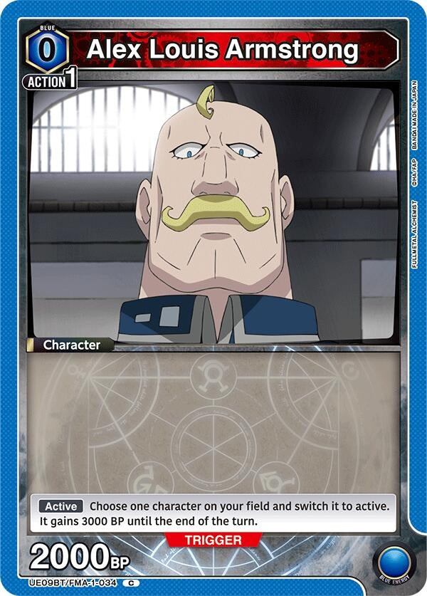 Image for Alex Louis Armstrong (034) [UE09BT/FMA-1-034] - Union Arena