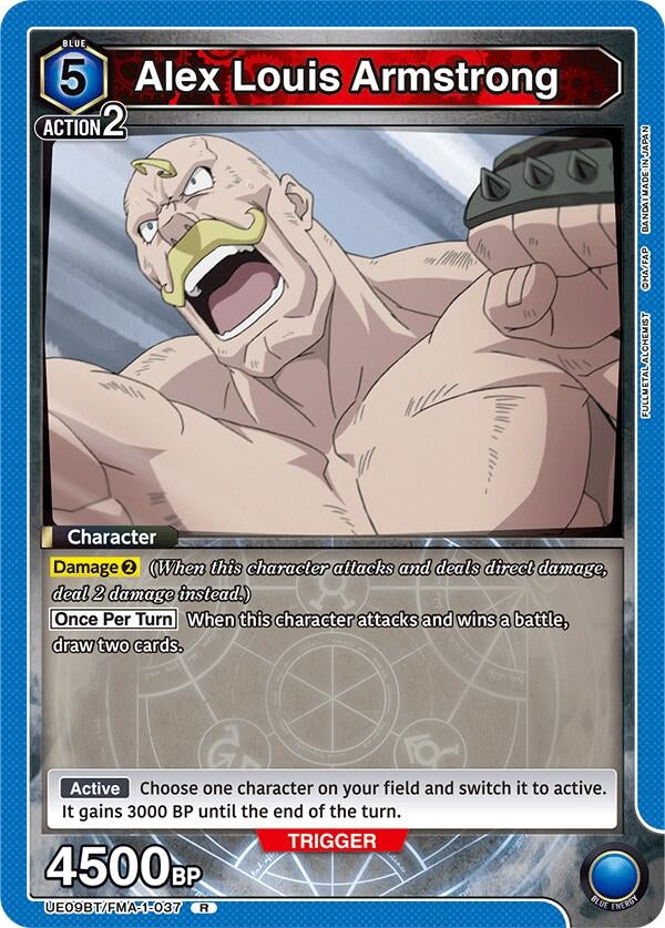 Image for Alex Louis Armstrong (037) [UE09BT/FMA-1-037] - Union Arena