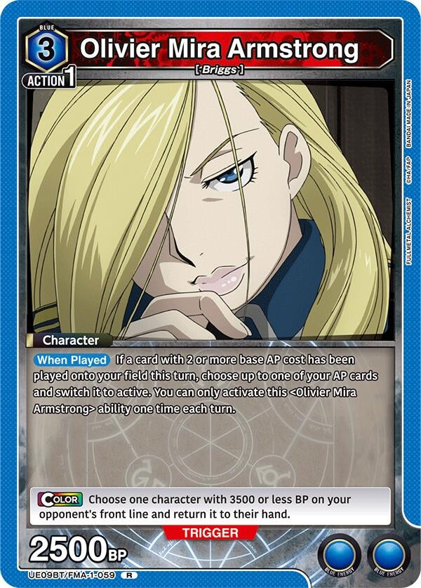 Image for Olivier Mira Armstrong (059) [UE09BT/FMA-1-059] - Union Arena