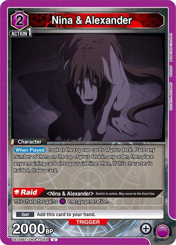 Image for Nina & Alexander (068) [UE09BT/FMA-1-068] - Union Arena