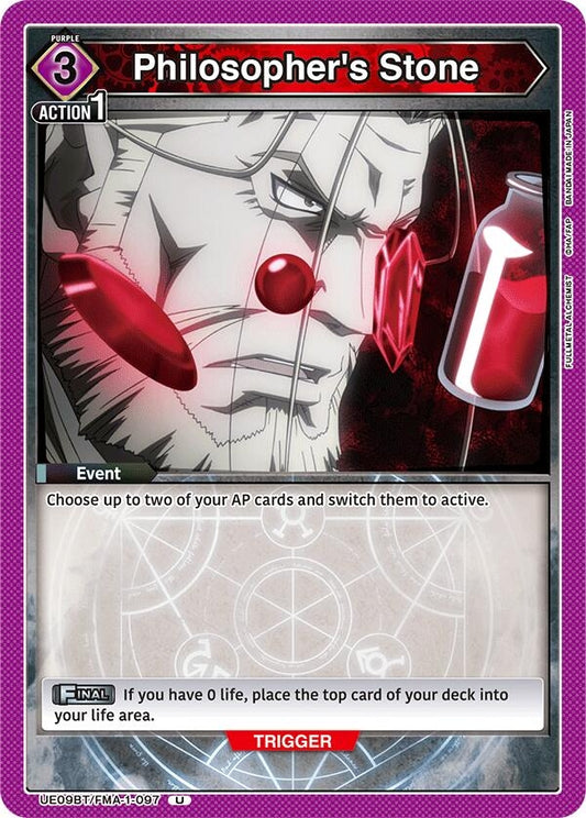 Image for Philosopher's Stone [UE09BT/FMA-1-097] - Union Arena