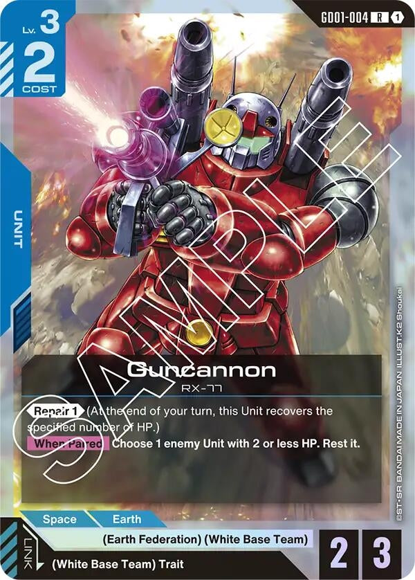Image for Guncannon [GD01-004] - Gundam Card Game