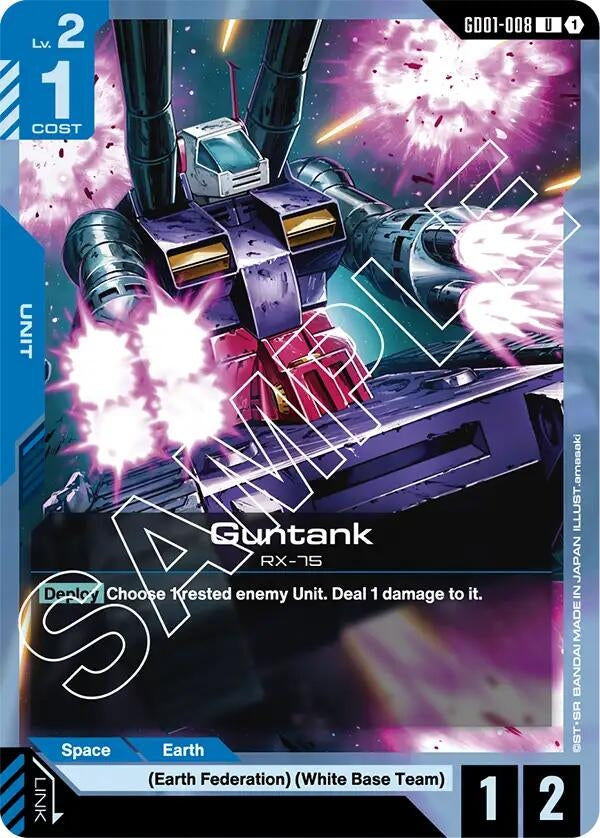 Image for Guntank [GD01-008] - Gundam Card Game