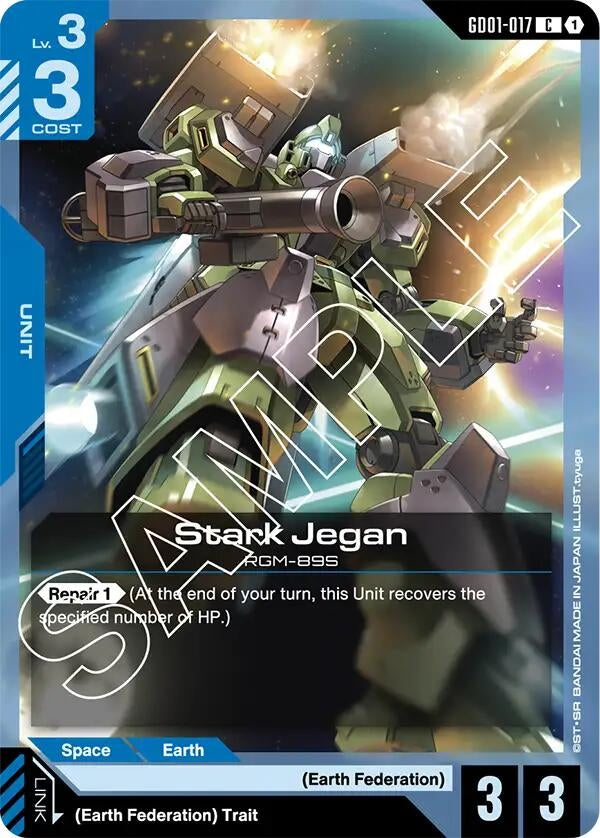 Image for Stark Jegan [GD01-017] - Gundam Card Game