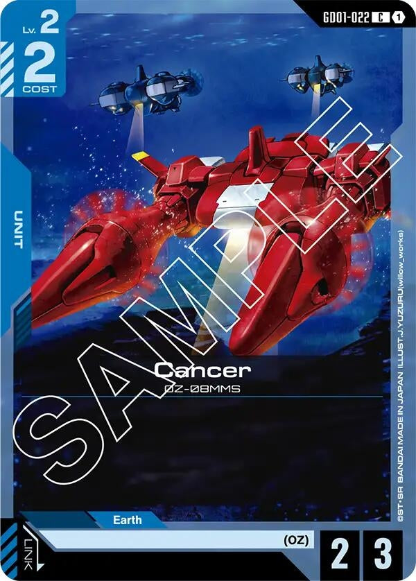 Image for Cancer [GD01-022] - Gundam Card Game